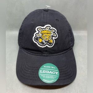 Wichita State University Shockers Hat Strap Back Cap Legacy Logo NCAA WSU